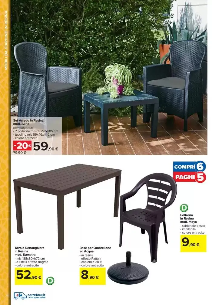 Stile e comfort all'aperto da 1 aprile a 30 aprile di 2025 - Pagina del volantino 24
