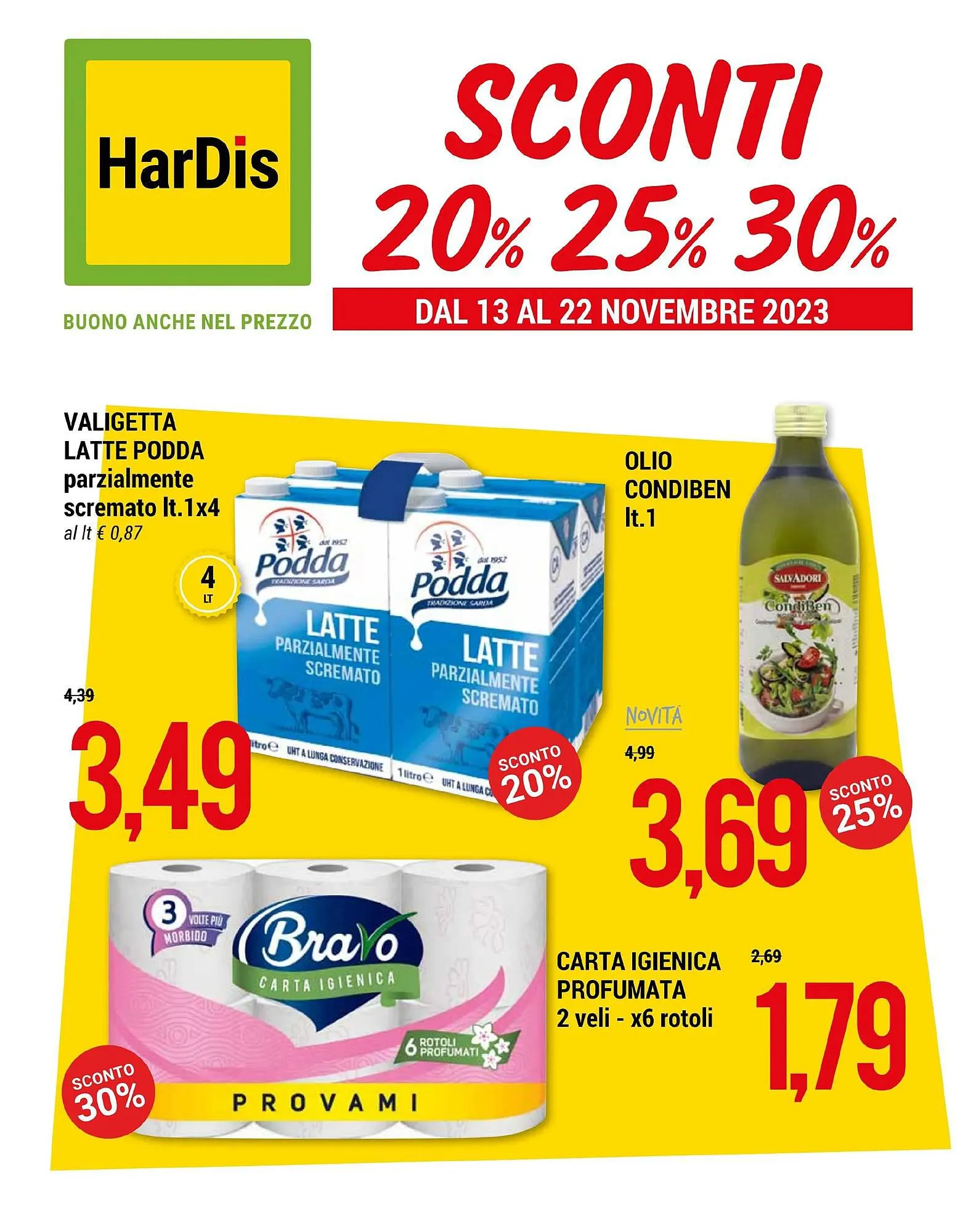 Volantino Hardis da 13 novembre a 22 novembre di 2023 - Pagina del volantino 1