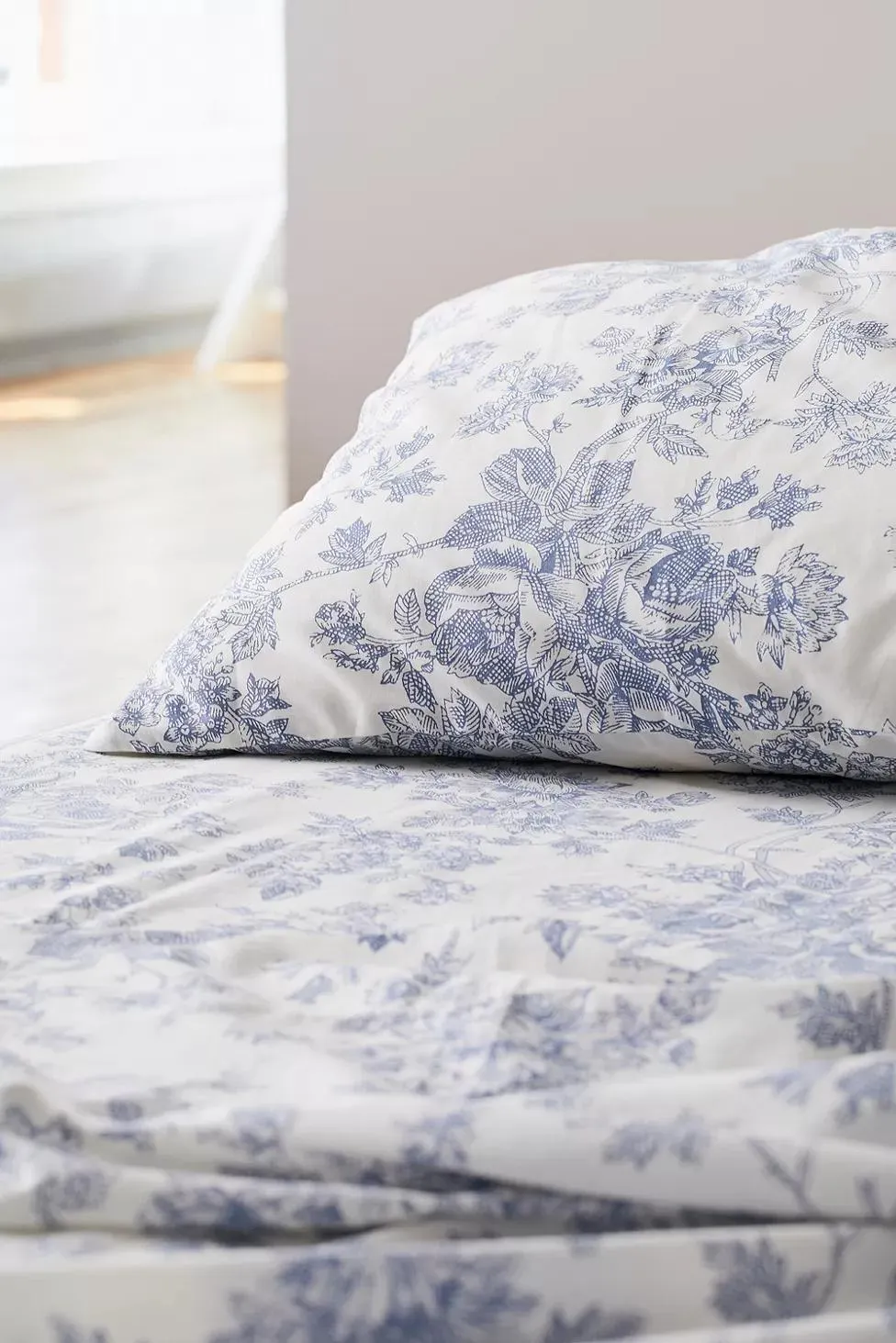 Set di Lenzuola con Motivo Toile