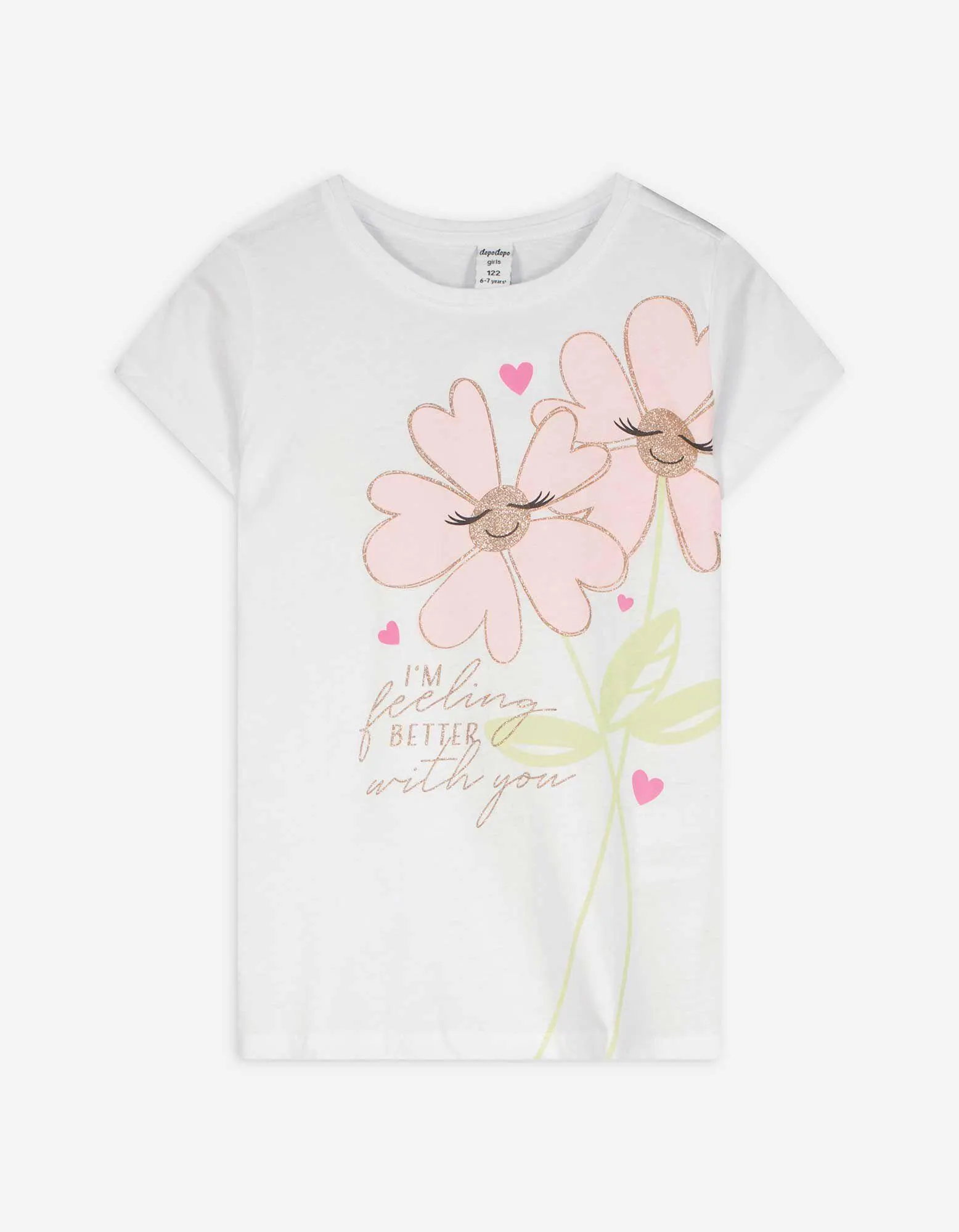 T-shirt - Stampa frontale - bianco