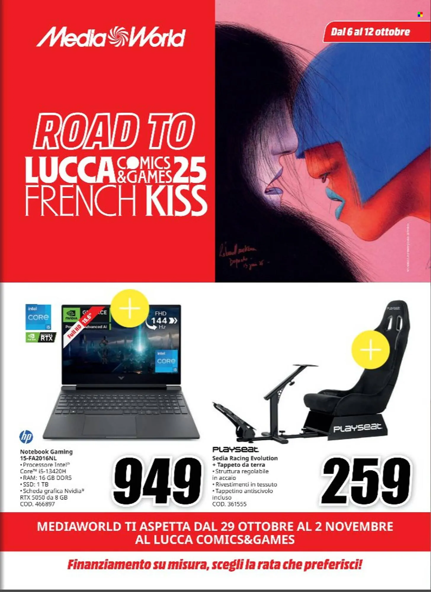 Volantino MediaWorld da 6 ottobre a 12 ottobre di 2025 - Pagina del volantino 1