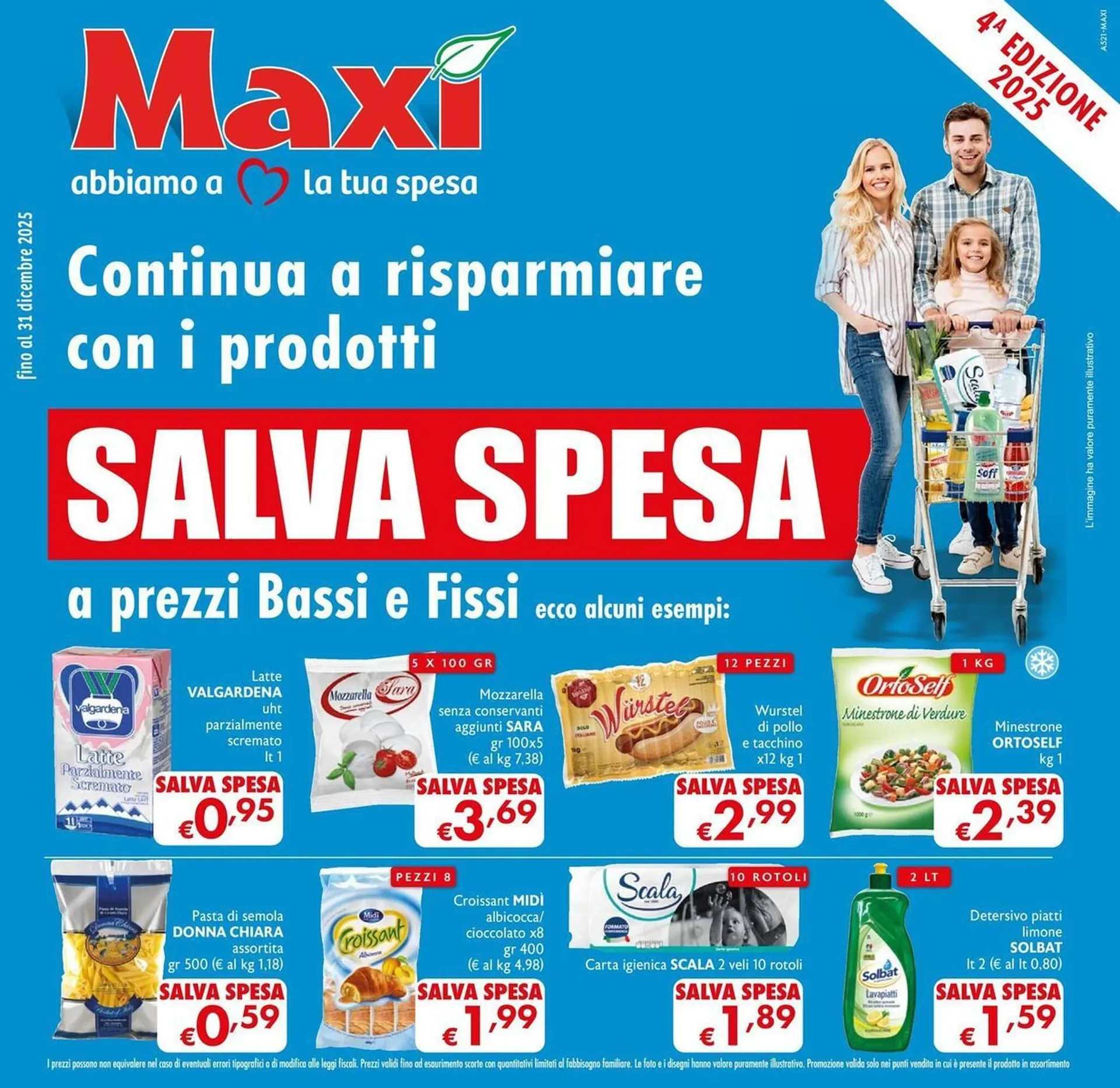 Volantino Maxi Supermercati da 3 ottobre a 11 dicembre di 2025 - Pagina del volantino 1