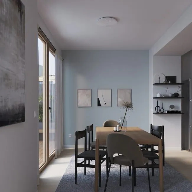 Plafoniera LED Pulox Ø 38 cm bianco IP21 cct da bianco caldo a bianco freddo con regolazione di temperatura, 4000 lumen INSPIRE