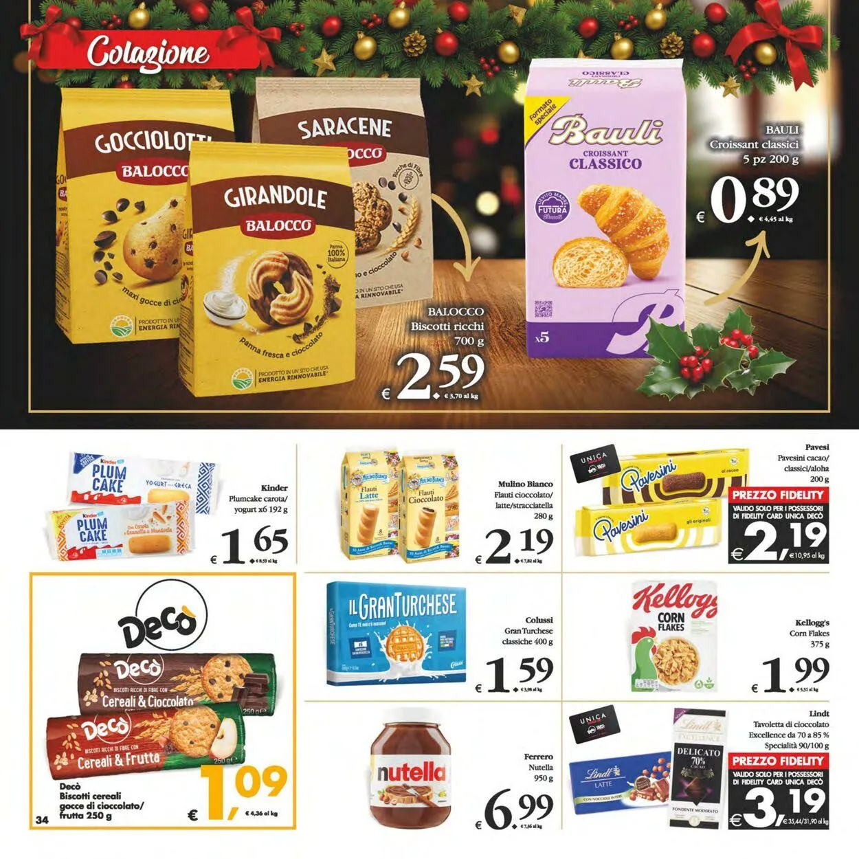 Deco Volantino attuale da 16 dicembre a 27 dicembre di 2025 - Pagina del volantino 34