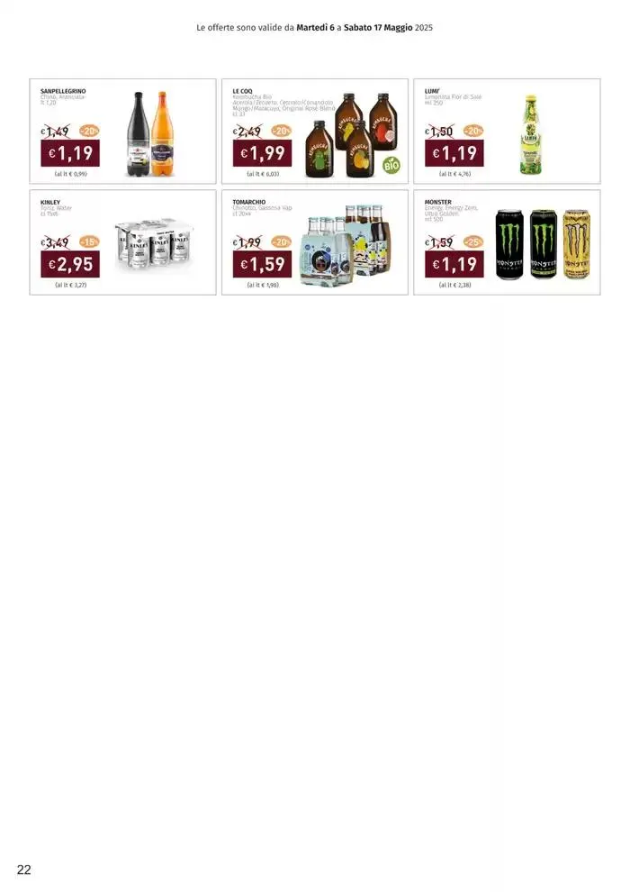 Ogni sorso e un viaggio che ti concedi da 6 maggio a 17 maggio di 2025 - Pagina del volantino 22