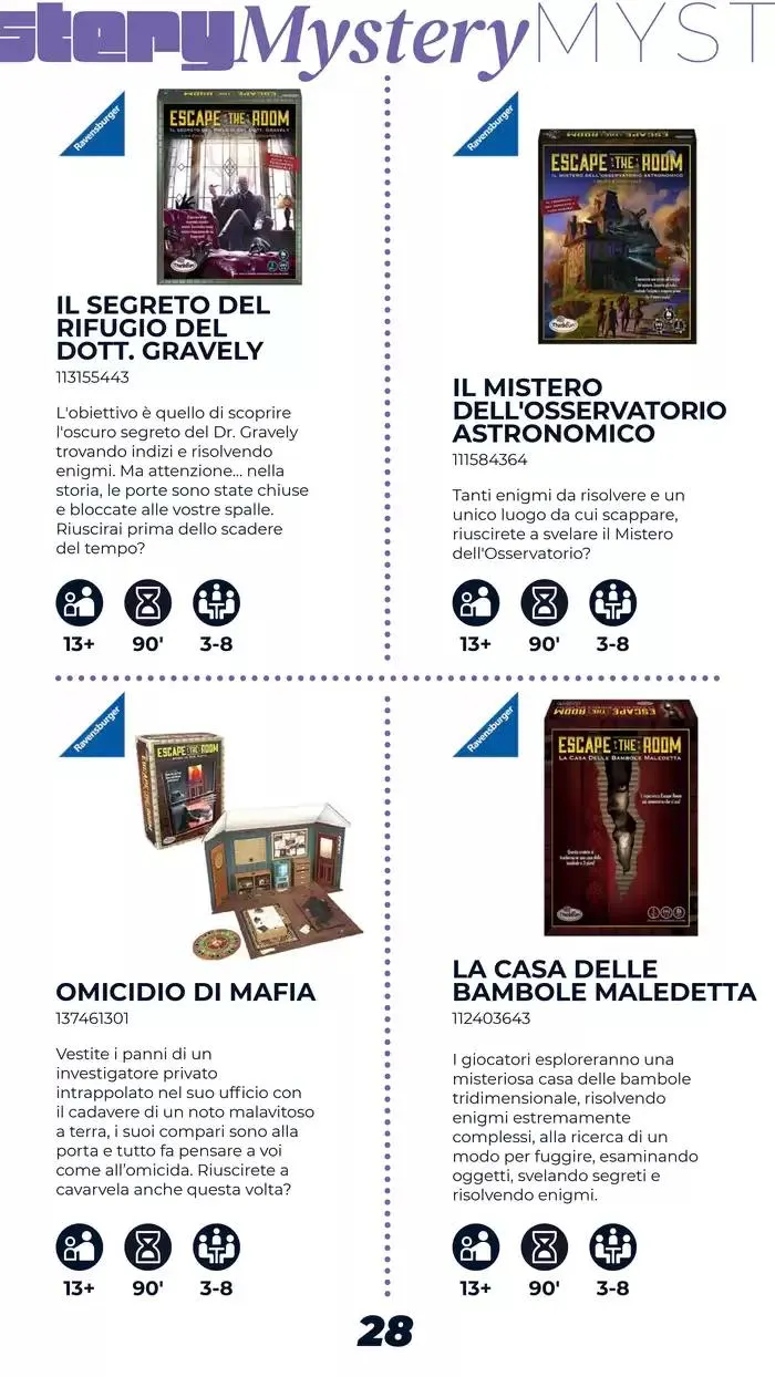 Catalogo Giochi di Società da 1 marzo a 15 marzo di 2025 - Pagina del volantino 28