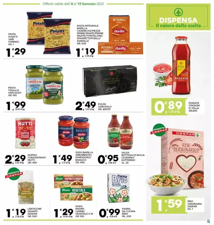 Prezzi shock da 8 gennaio a 19 gennaio di 2025 - Pagina del volantino 13