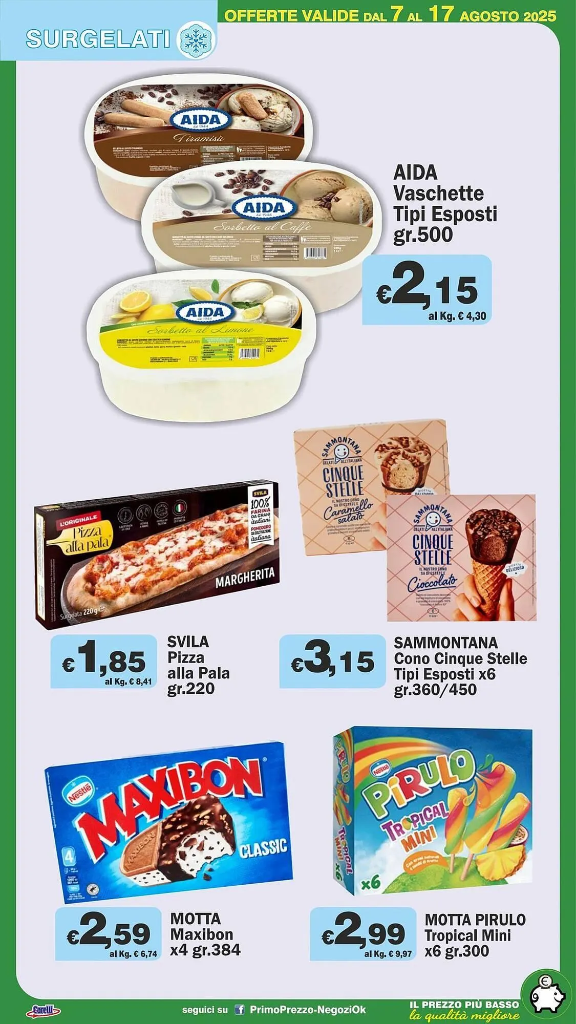 Volantino Primo Prezzo da 7 agosto a 17 agosto di 2025 - Pagina del volantino 35