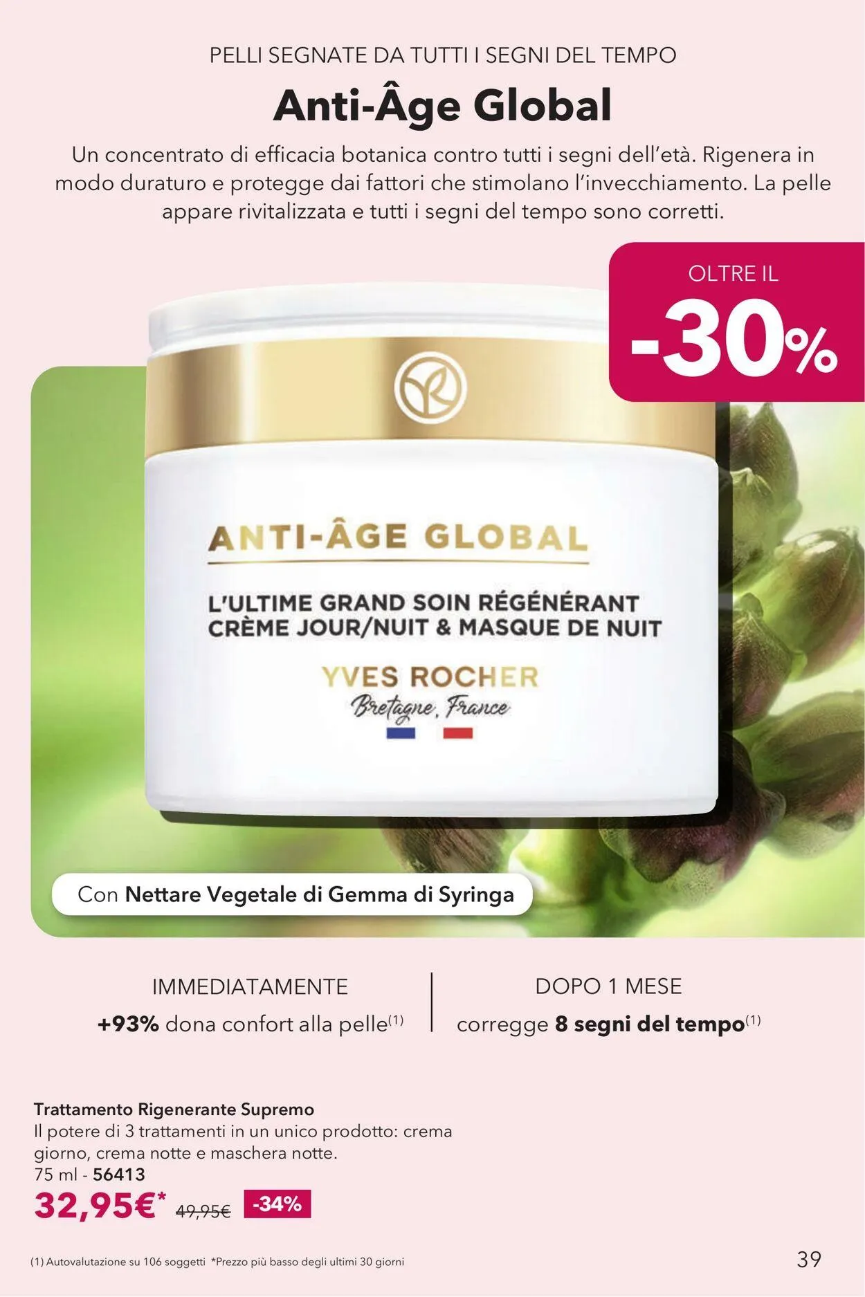 Yves Rocher Volantino attuale da 11 settembre a 25 settembre di 2025 - Pagina del volantino 39