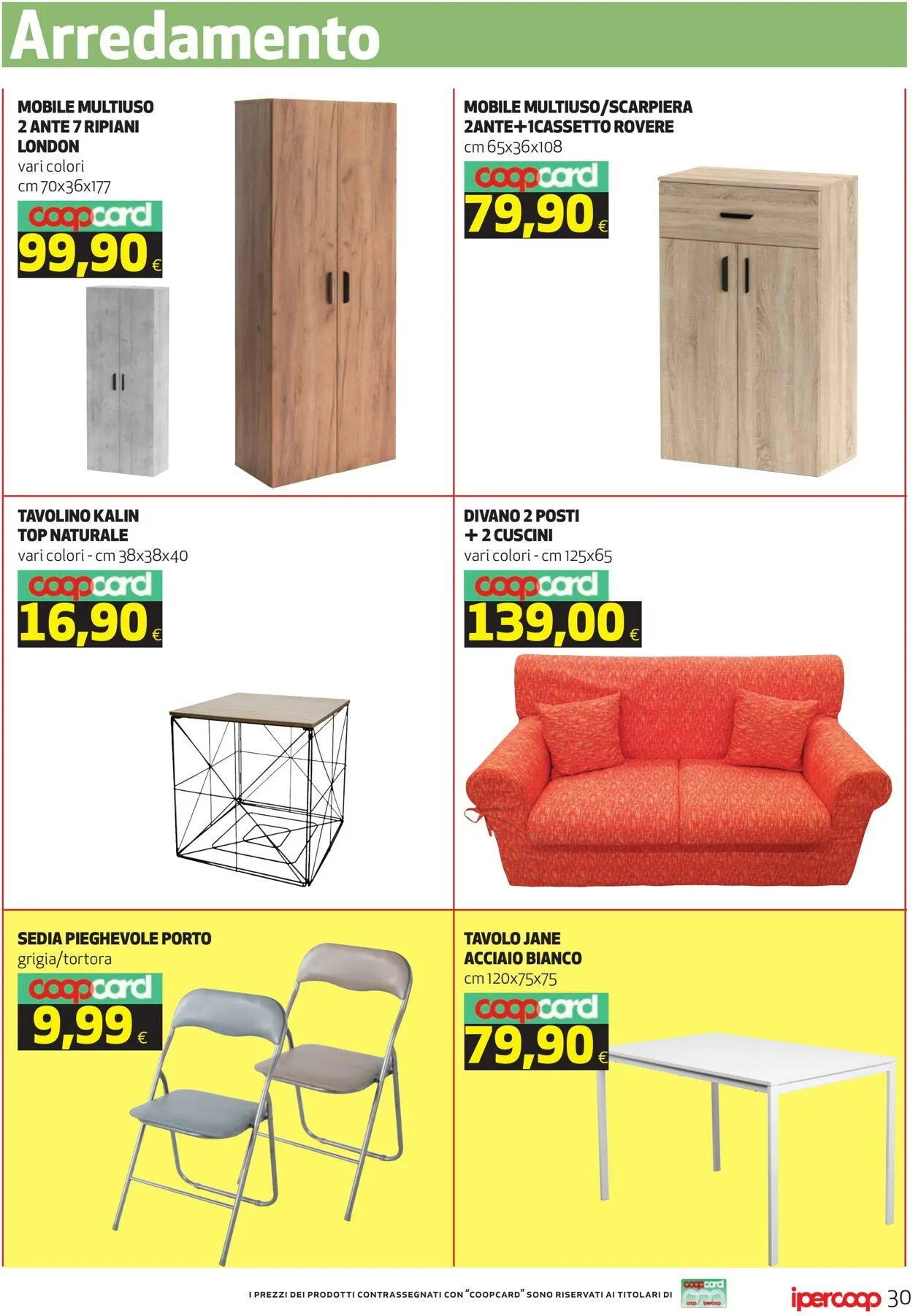 Coop Volantino attuale da 6 agosto a 17 agosto di 2025 - Pagina del volantino 30