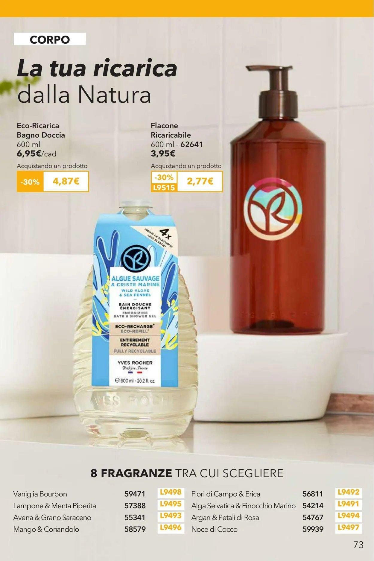 Yves Rocher Volantino attuale da 30 maggio a 16 giugno di 2025 - Pagina del volantino 73