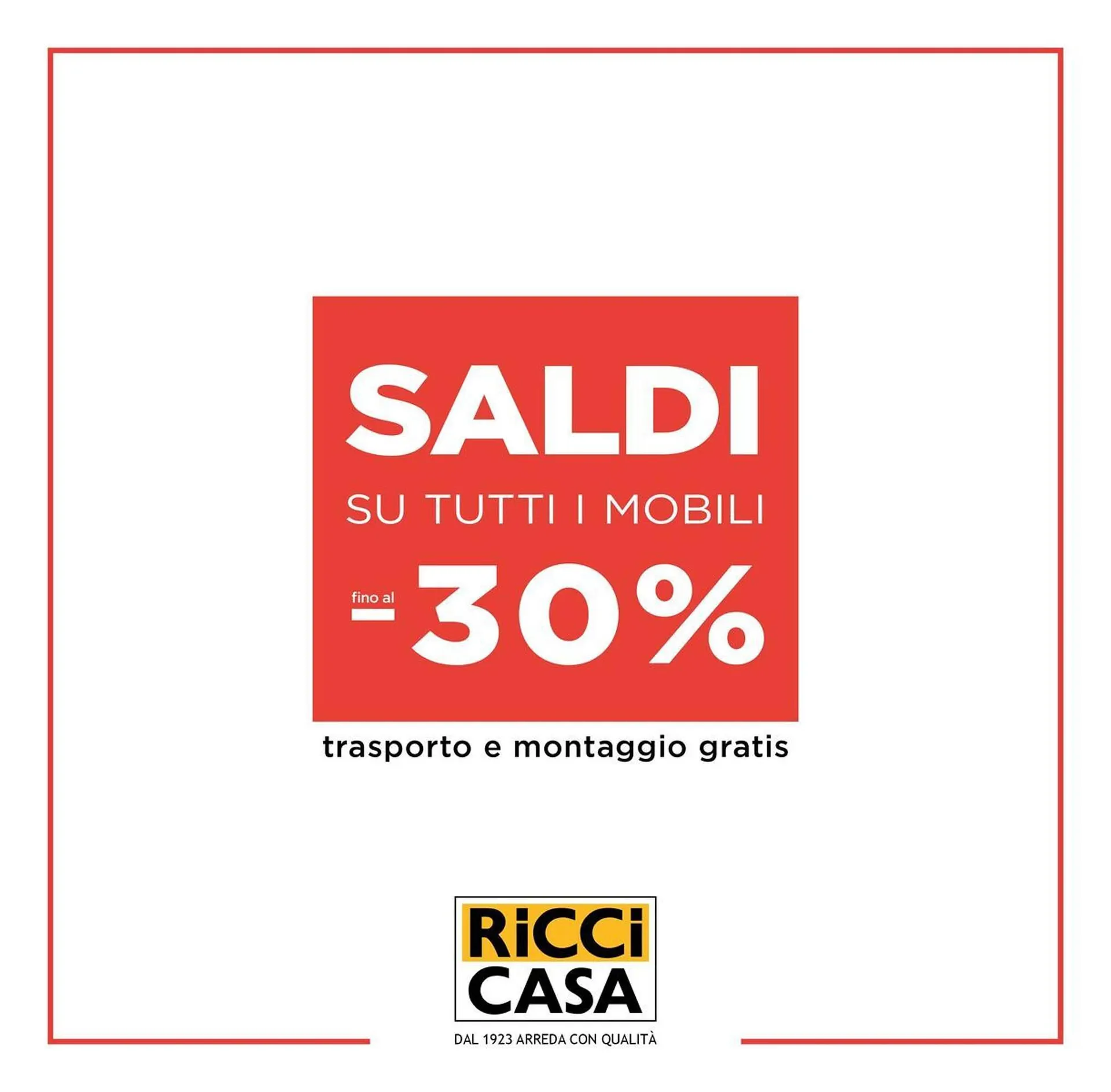Volantino Ricci Casa da 8 gennaio a 21 gennaio di 2024 - Pagina del volantino 