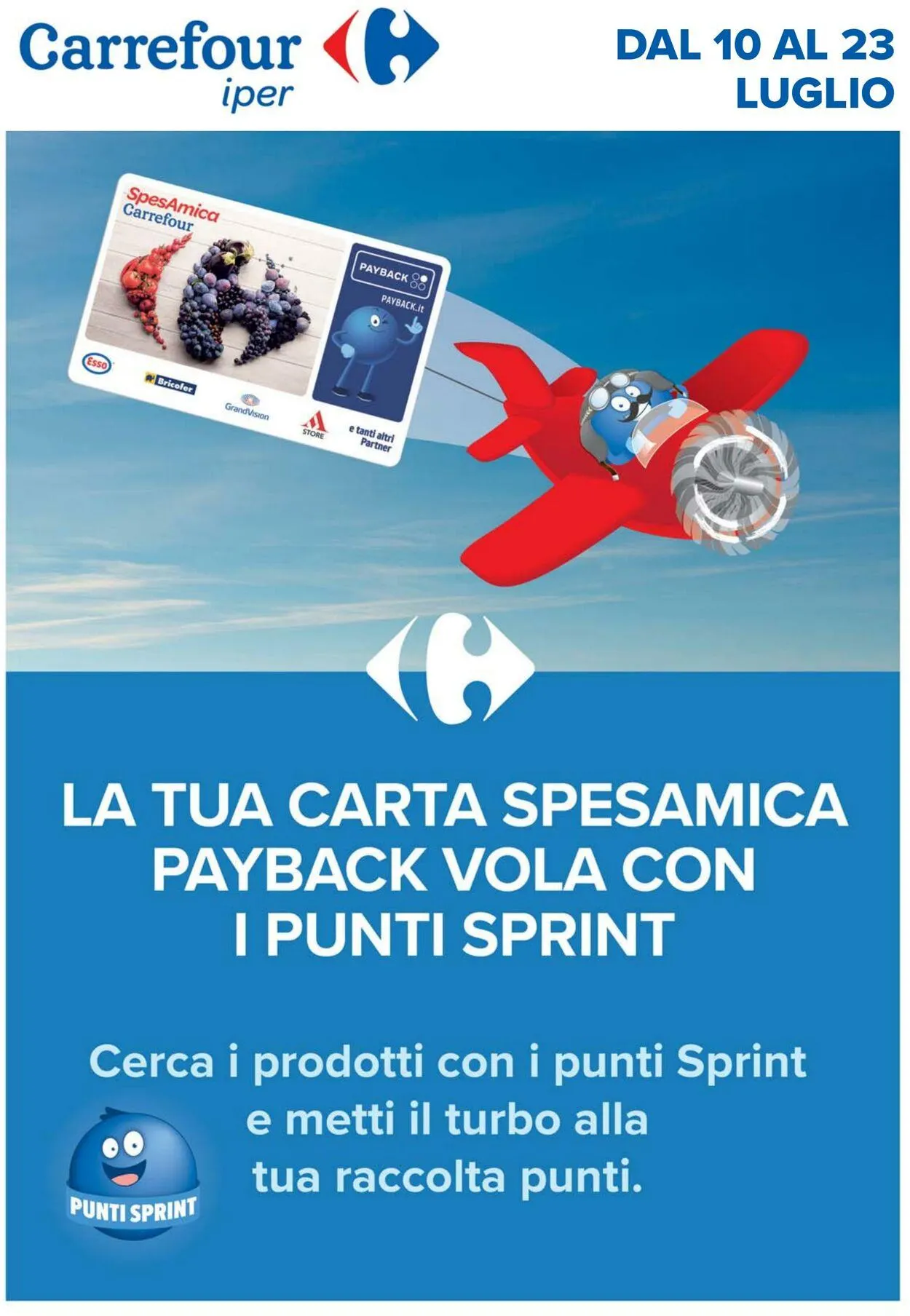 Carrefour Volantino attuale da 10 luglio a 23 luglio di 2025 - Pagina del volantino 1