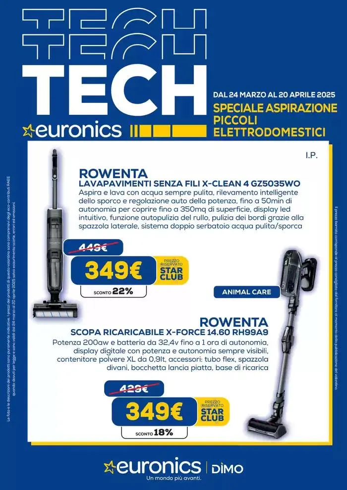 Speciale aspirazione piccoli elettrodomestici da 25 marzo a 20 aprile di 2025 - Pagina del volantino 1