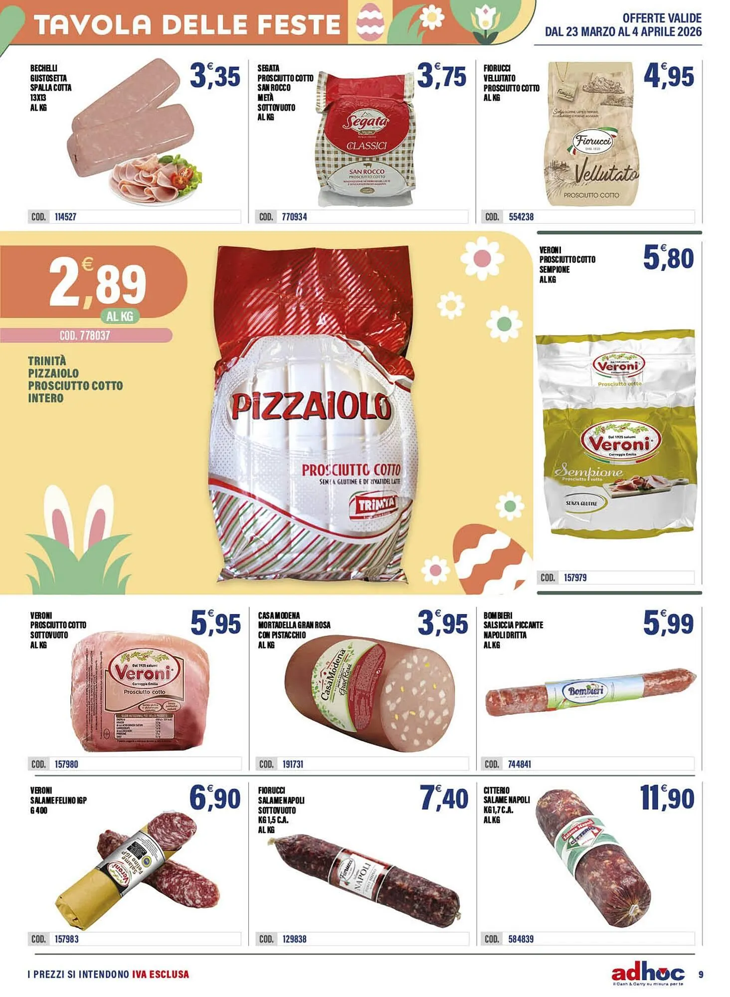 Volantino Adhoc da 23 marzo a 4 aprile di 2026 - Pagina del volantino 9
