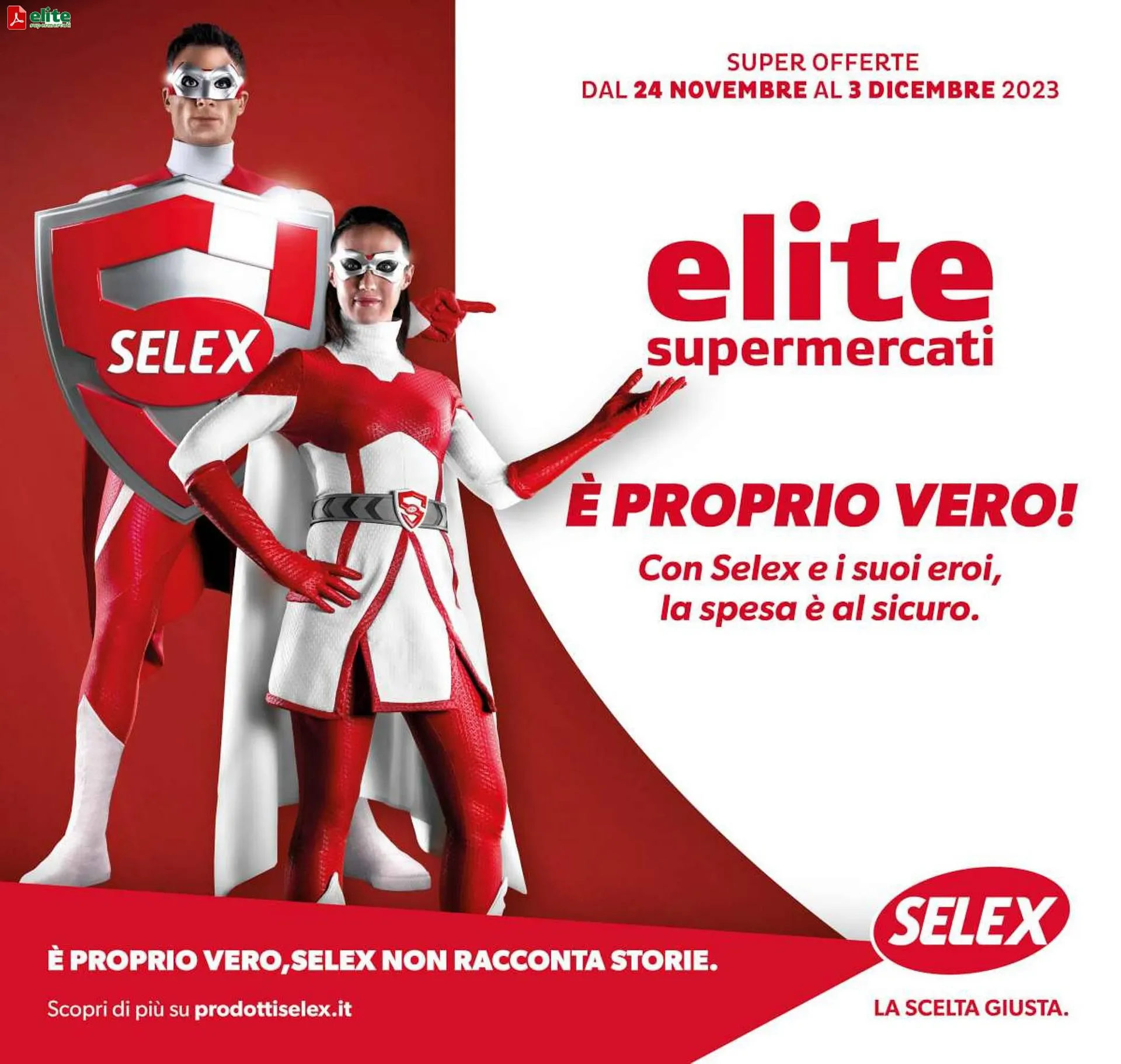 Volantino Elite da 24 novembre a 3 dicembre di 2023 - Pagina del volantino 1