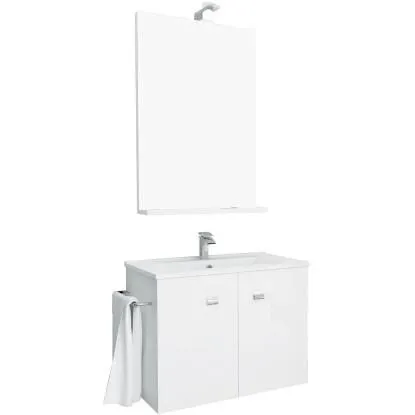 Mobile sottolavabo Mini bianco lucido 60 cm