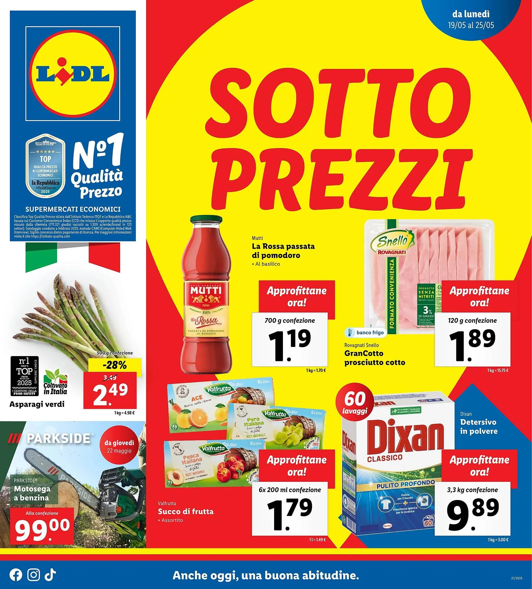 Volantino Lidl da 19 maggio a 25 maggio di 2025 - Pagina del volantino 1