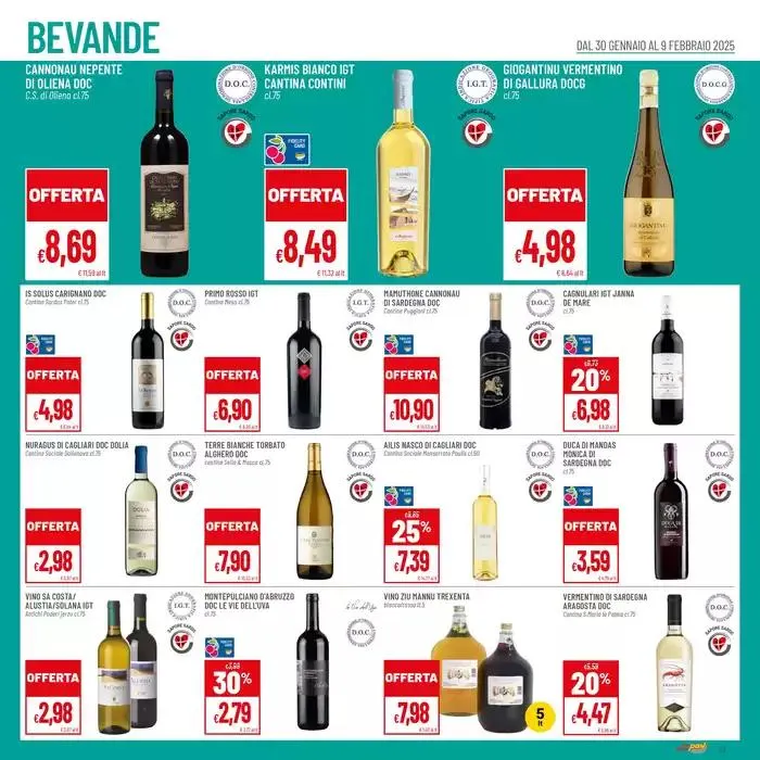 Grandi marche sconti fino al 50% da 30 gennaio a 9 febbraio di 2025 - Pagina del volantino 23