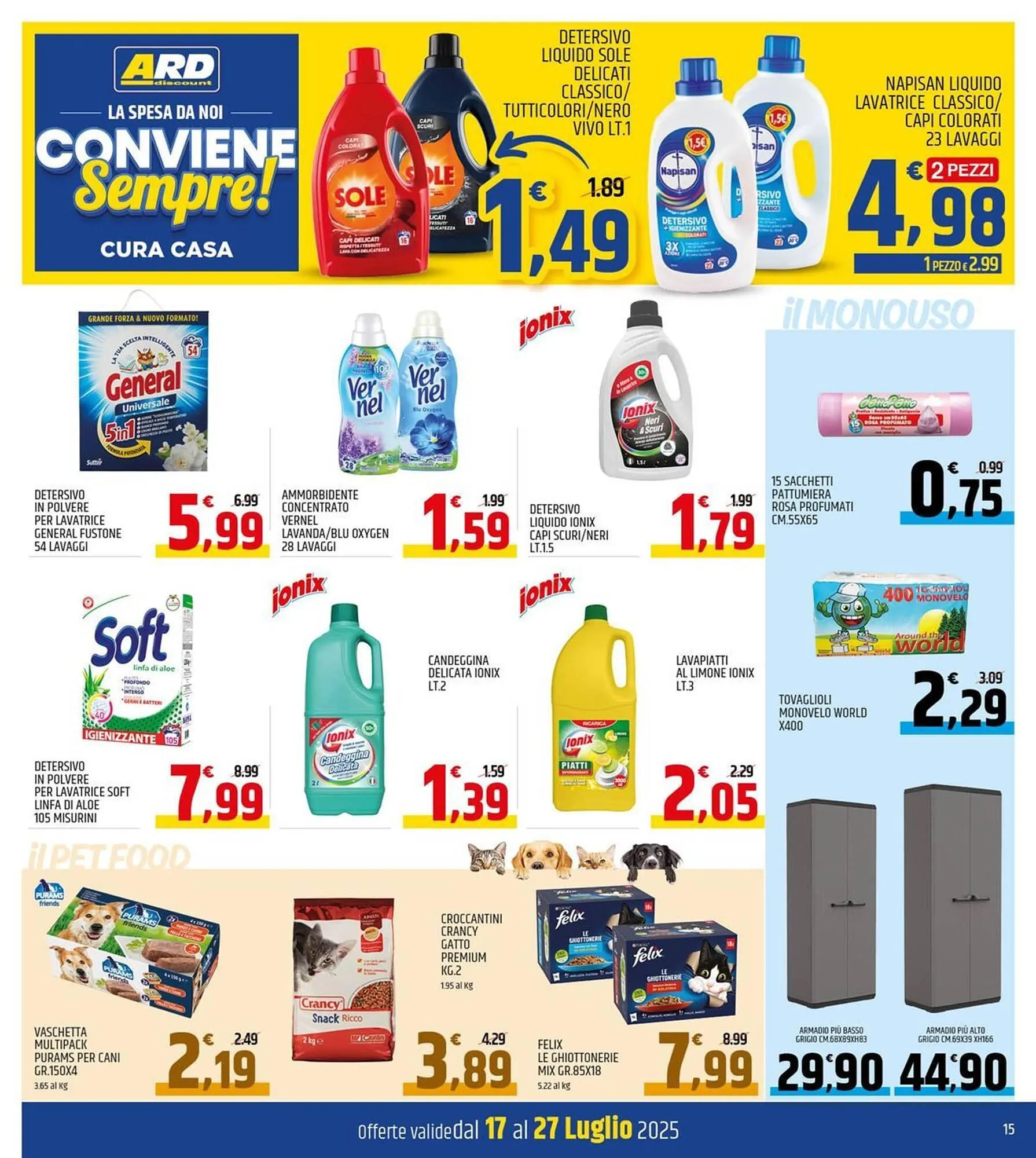 Volantino Ard Discount da 17 luglio a 27 luglio di 2025 - Pagina del volantino 15