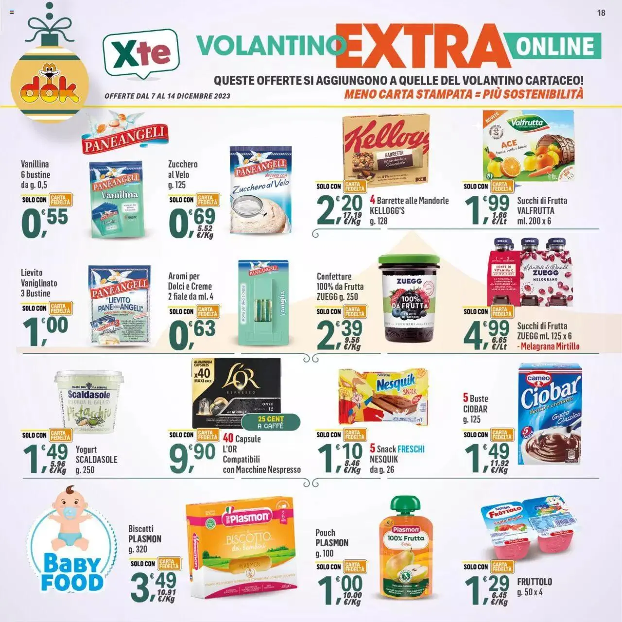 Volantino DOK da 7 dicembre a 14 dicembre di 2023 - Pagina del volantino 18