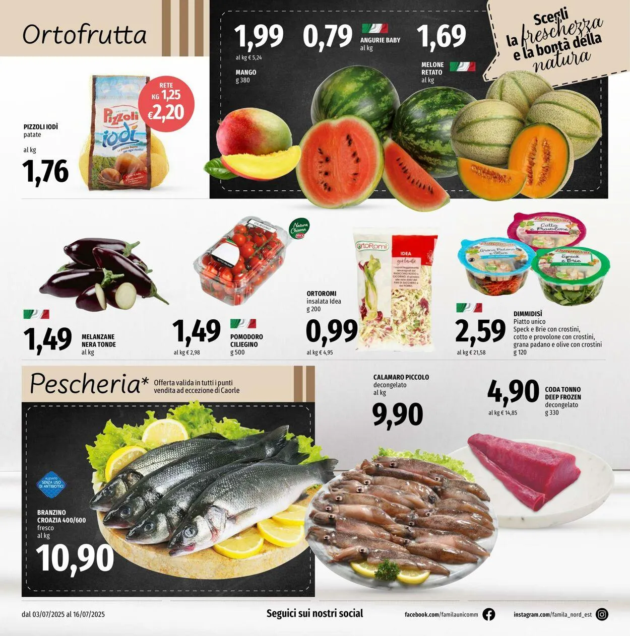 Famila Volantino attuale da 3 luglio a 16 luglio di 2025 - Pagina del volantino 2