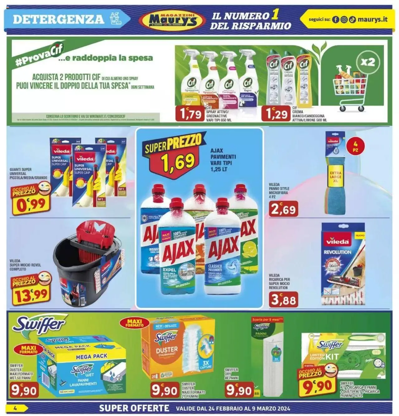 Volantino Maury's da 24 febbraio a 9 marzo di 2024 - Pagina del volantino 4