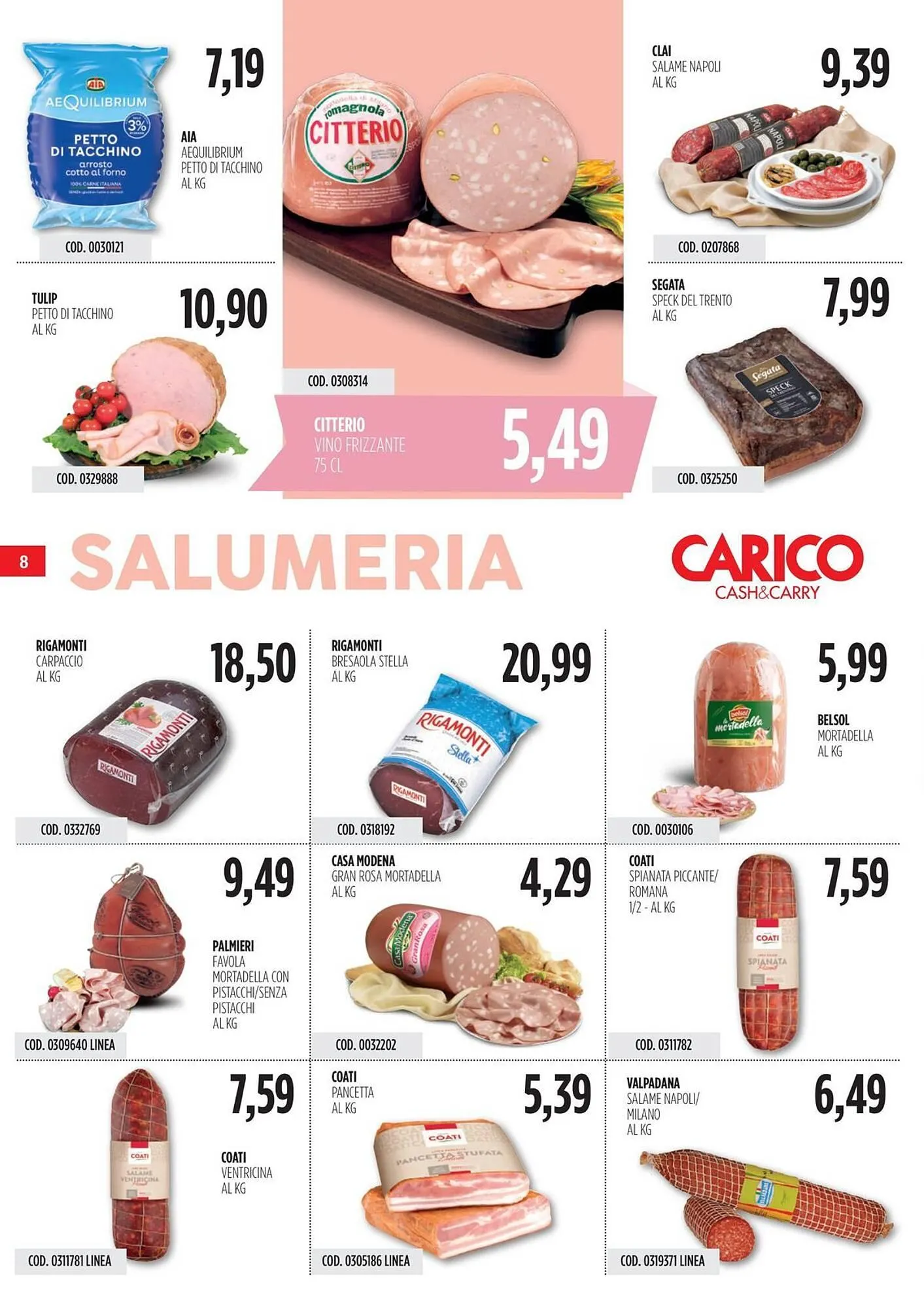 Volantino Carico Cash & Carry da 17 luglio a 30 luglio di 2025 - Pagina del volantino 8