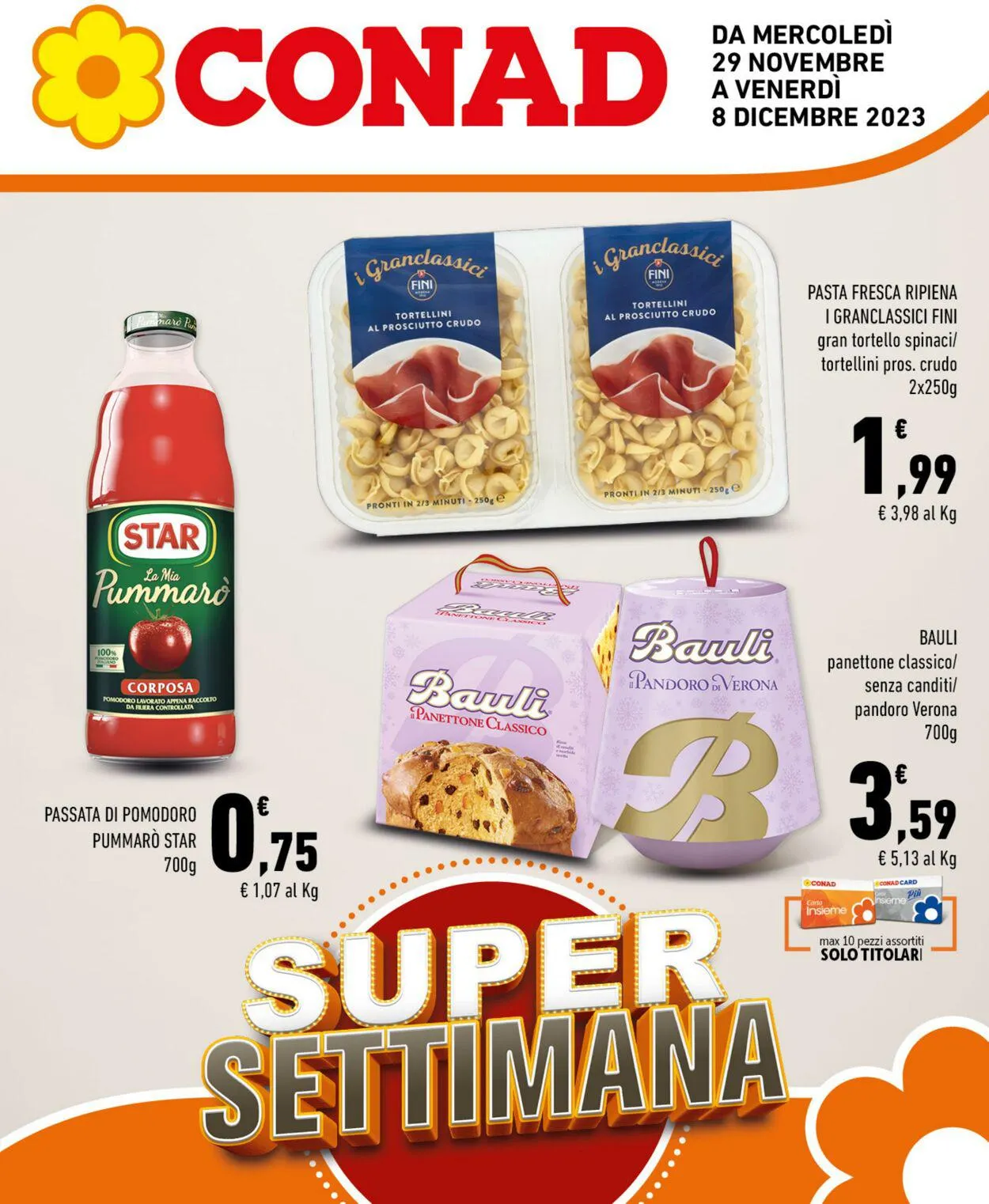Conad - Superstore - Palermo Volantino attuale da 29 novembre a 8 dicembre di 2023 - Pagina del volantino 1