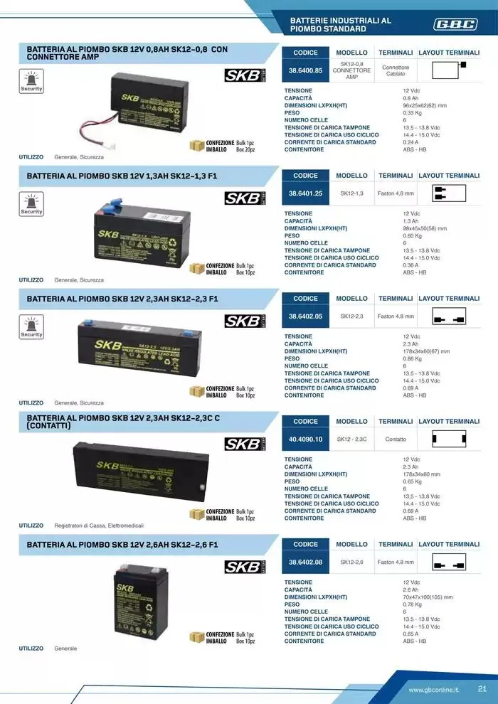 Catalogo Batteries and Power da 7 marzo a 31 dicembre di 2025 - Pagina del volantino 21