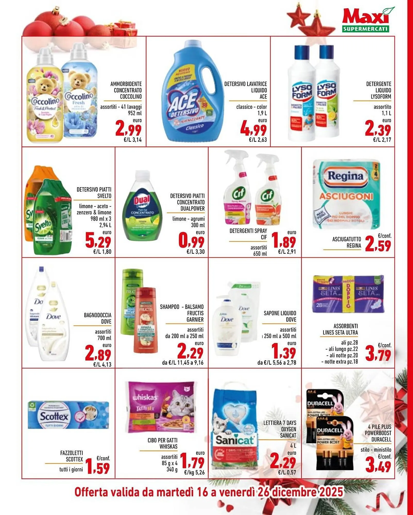 Volantino Maxi Supermercati da 16 dicembre a 26 dicembre di 2025 - Pagina del volantino 15