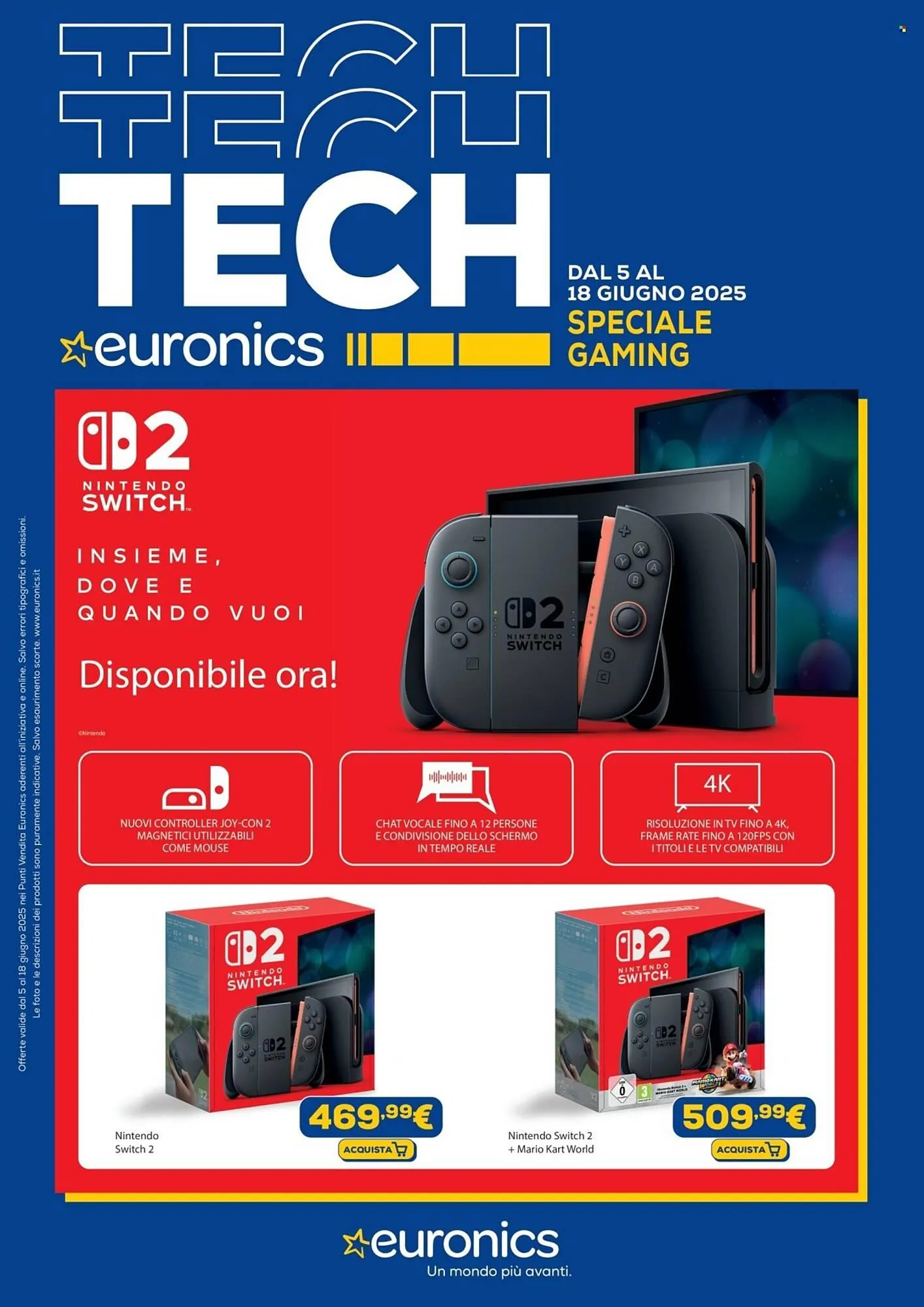 Volantino Euronics da 5 giugno a 18 giugno di 2025 - Pagina del volantino 1