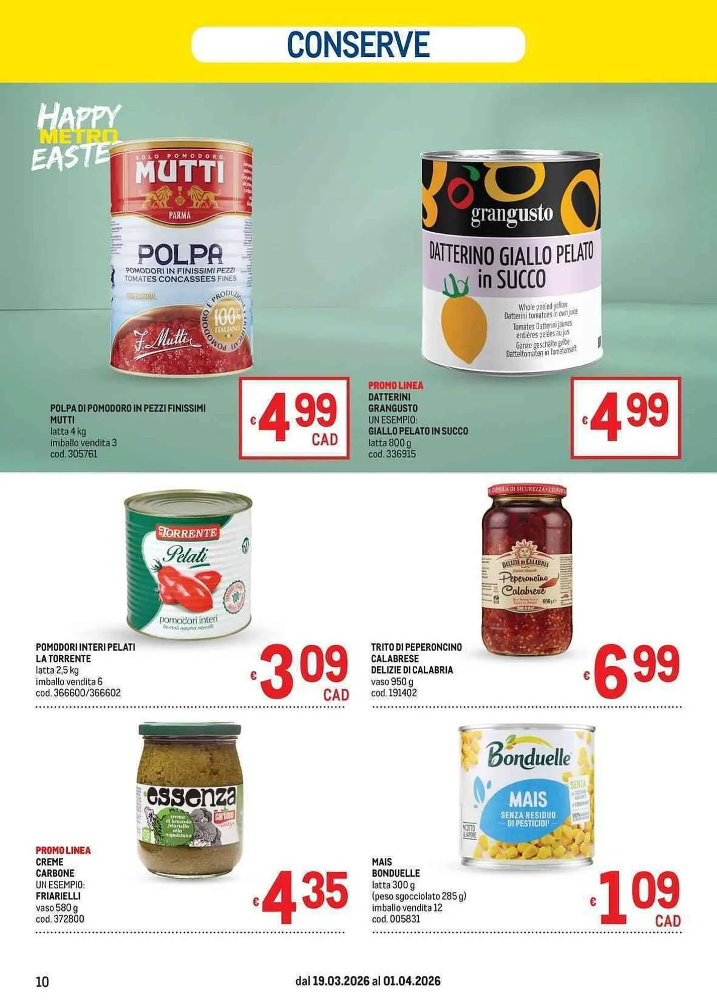 Volantino Metro da 19 marzo a 1 aprile di 2026 - Pagina del volantino 10
