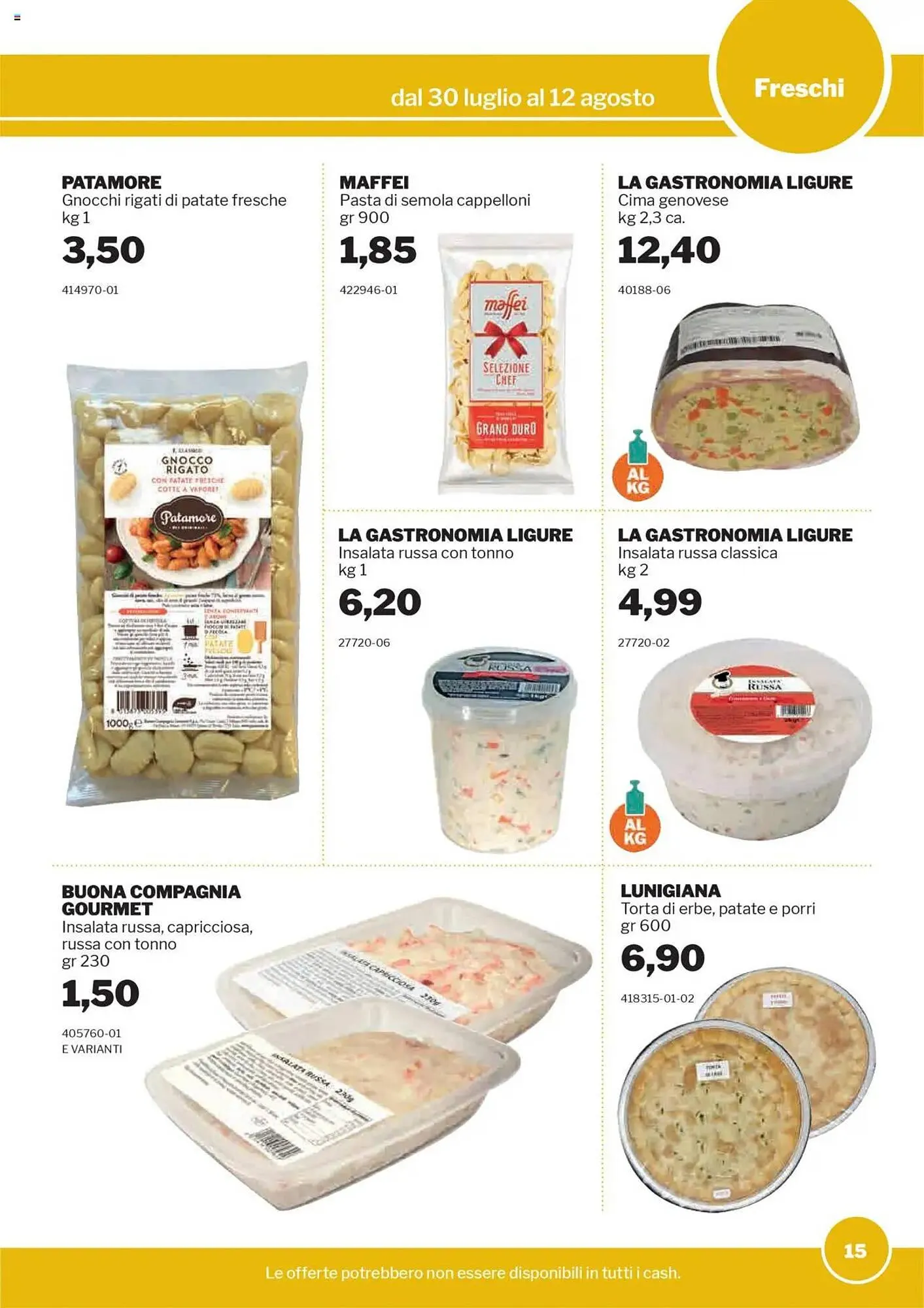Volantino GrosMarket da 30 luglio a 12 agosto di 2025 - Pagina del volantino 15