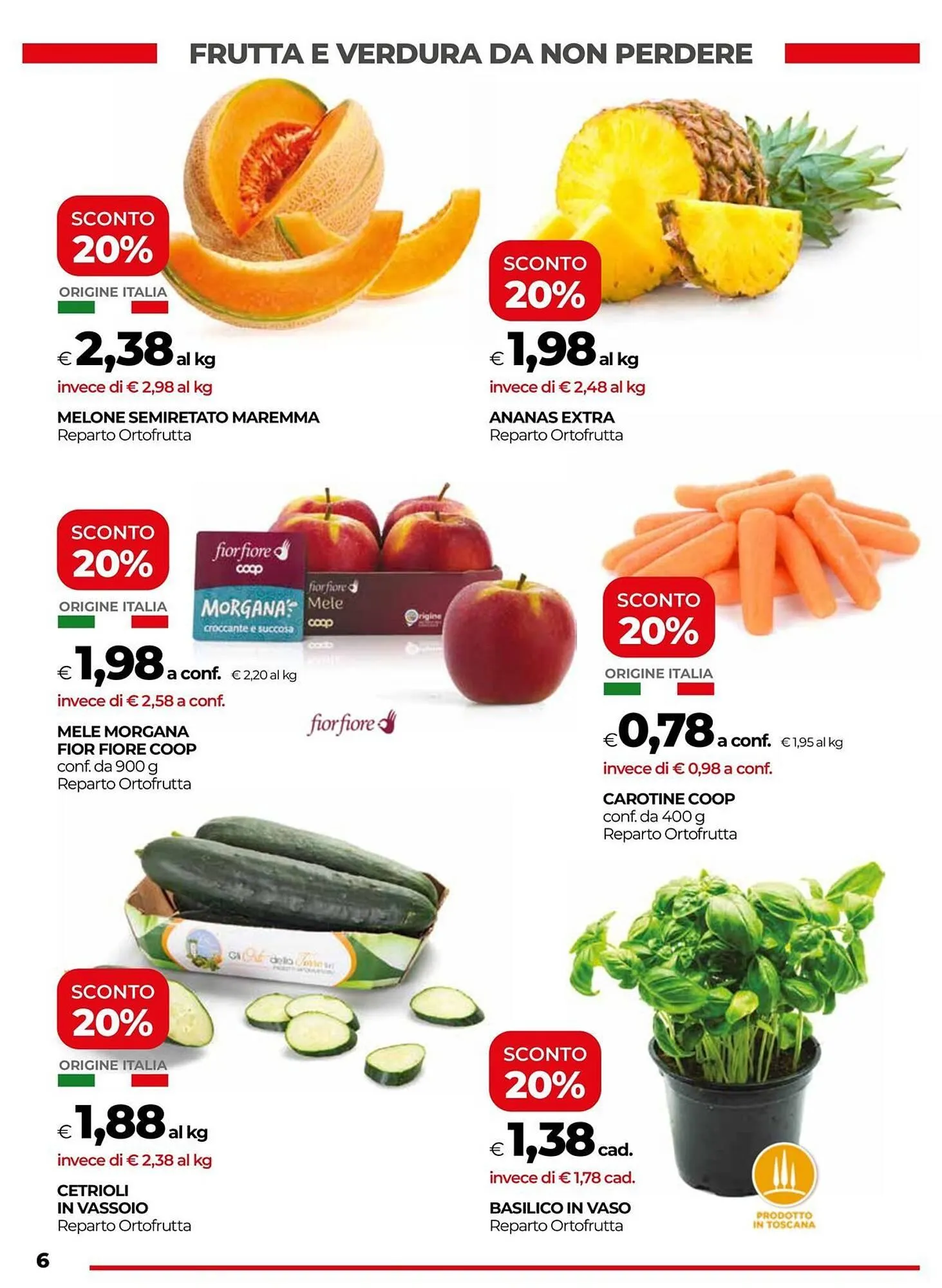 Volantino Unicoop da 5 giugno a 18 giugno di 2025 - Pagina del volantino 6