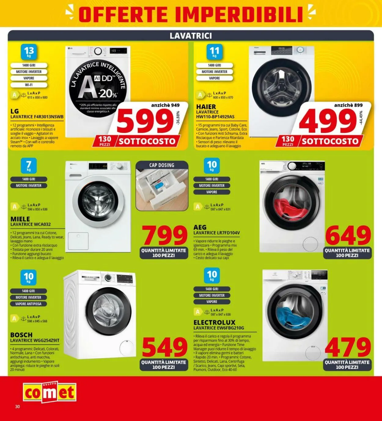 Comet Volantino attuale da 4 luglio a 13 luglio di 2025 - Pagina del volantino 30