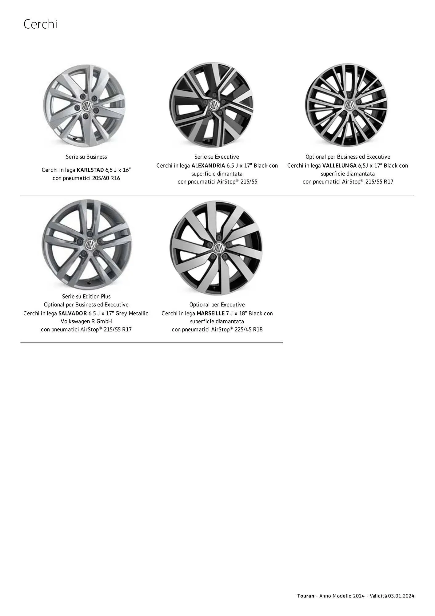Volantino Volkswagen Touran da 3 gennaio a 4 gennaio di 2025 - Pagina del volantino 7