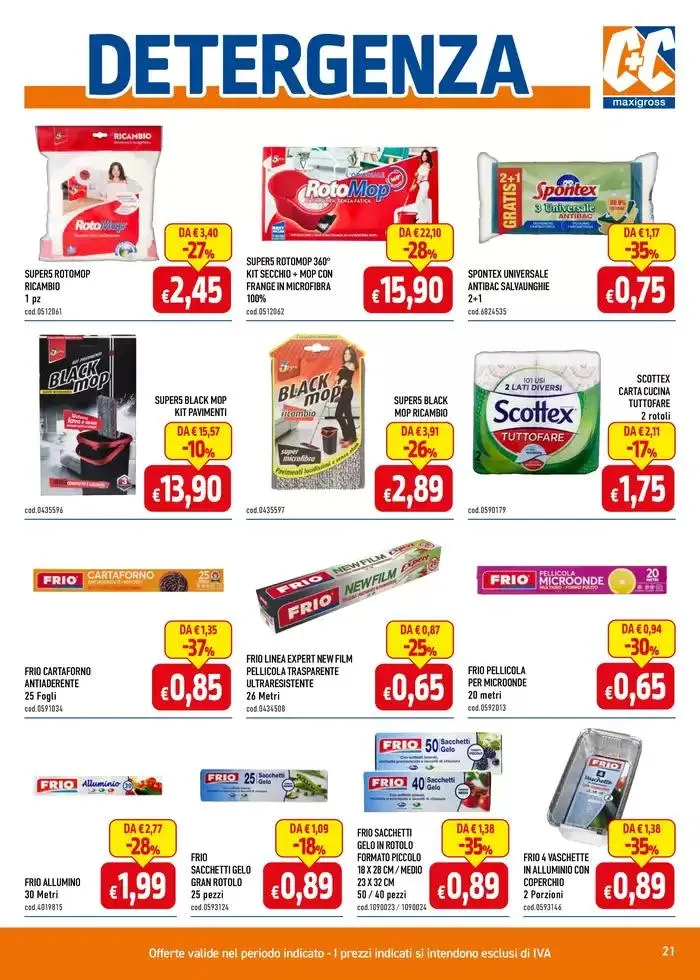 Promozioni, offerte per il tuo business da 21 ottobre a 3 novembre di 2024 - Pagina del volantino 21