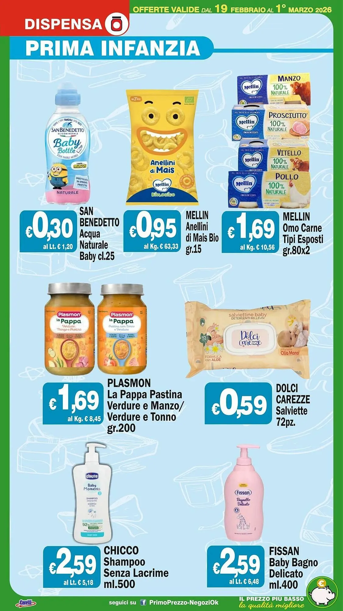 Volantino Primo Prezzo da 19 febbraio a 1 marzo di 2026 - Pagina del volantino 20