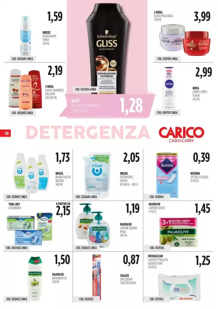 Offerte Carico Cash&Carry da 7 gennaio a 22 gennaio di 2025 - Pagina del volantino 36