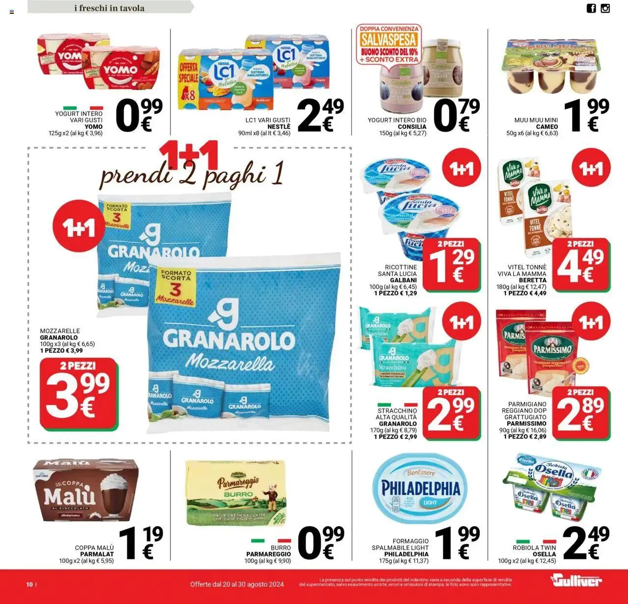Volantino Gulliver da 20 agosto a 30 agosto di 2024 - Pagina del volantino 10