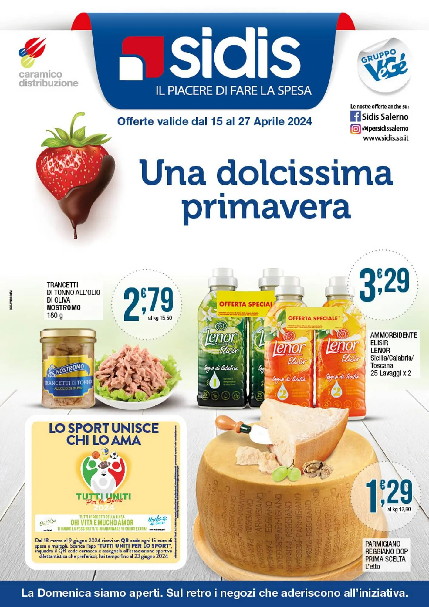 Volantino Sidis superstore da 15 aprile a 27 aprile di 2024 - Pagina del volantino 1