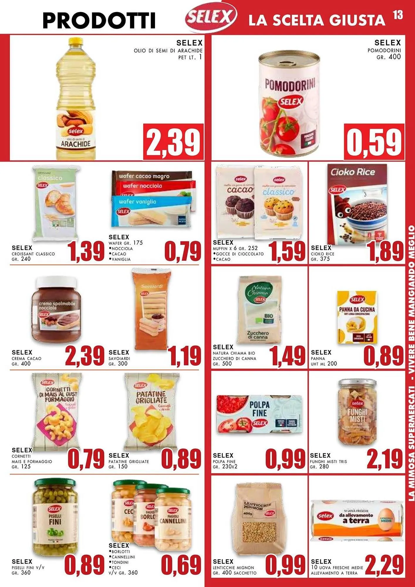 Volantino La Mimosa Supermercati da 20 ottobre a 2 novembre di 2025 - Pagina del volantino 13