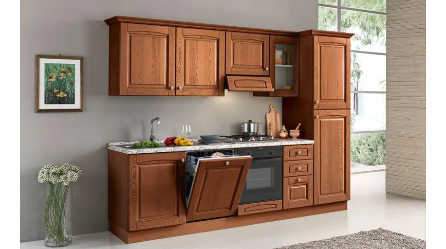 Adele cucina 293 cm colore noce