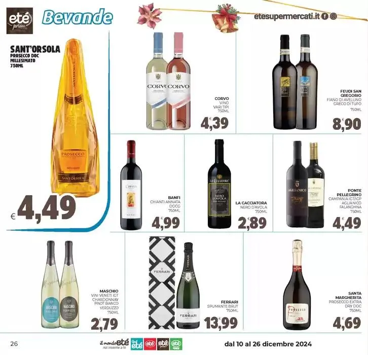 Dal 10 al 26 dicembre 2024 da 10 dicembre a 26 dicembre di 2024 - Pagina del volantino 26
