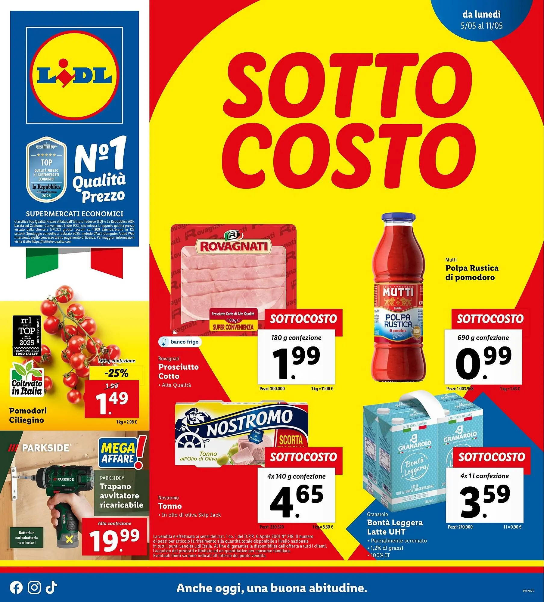 Volantino Lidl da 5 maggio a 11 maggio di 2025 - Pagina del volantino 1