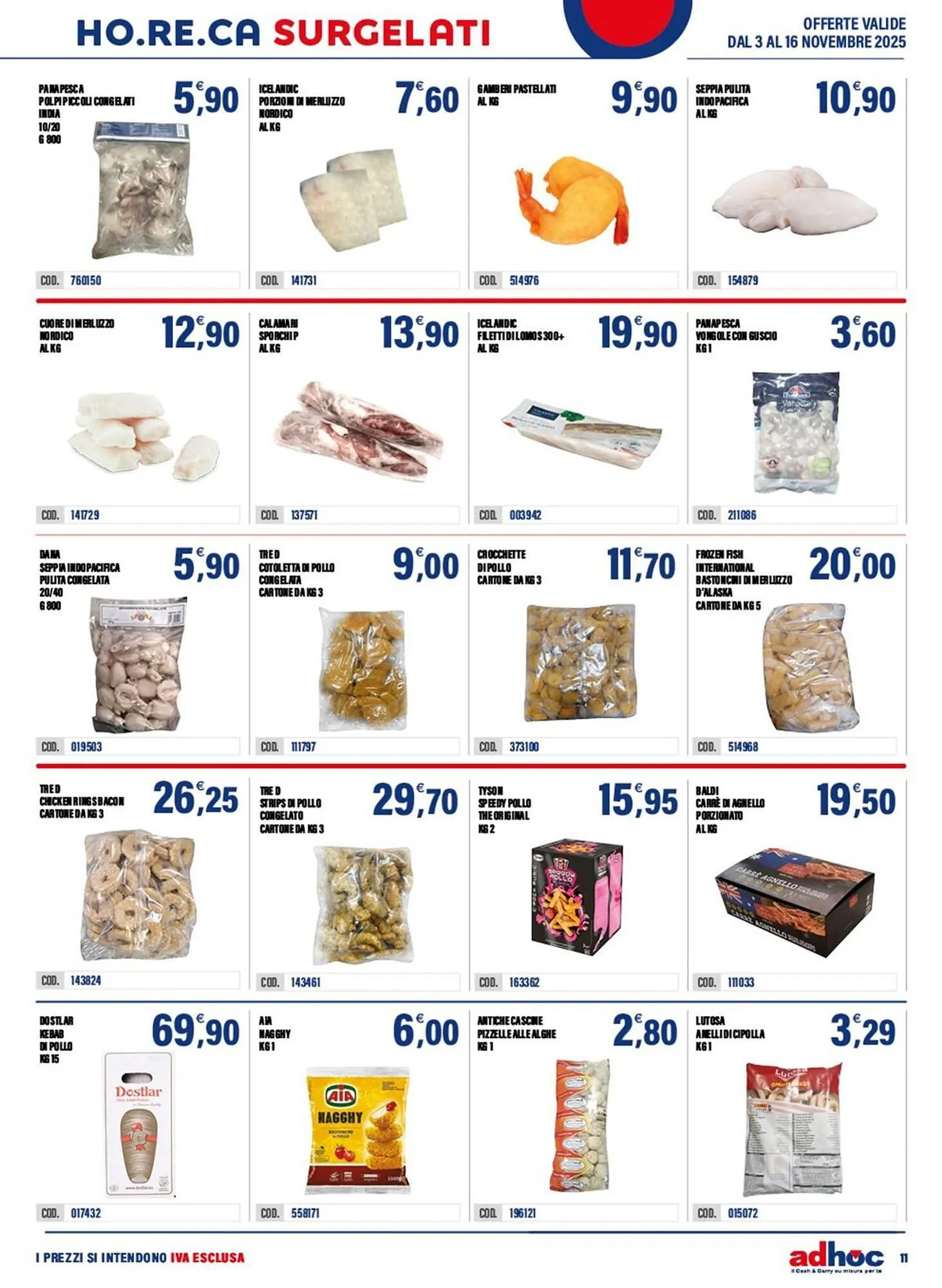 Volantino Adhoc da 3 novembre a 16 novembre di 2025 - Pagina del volantino 11