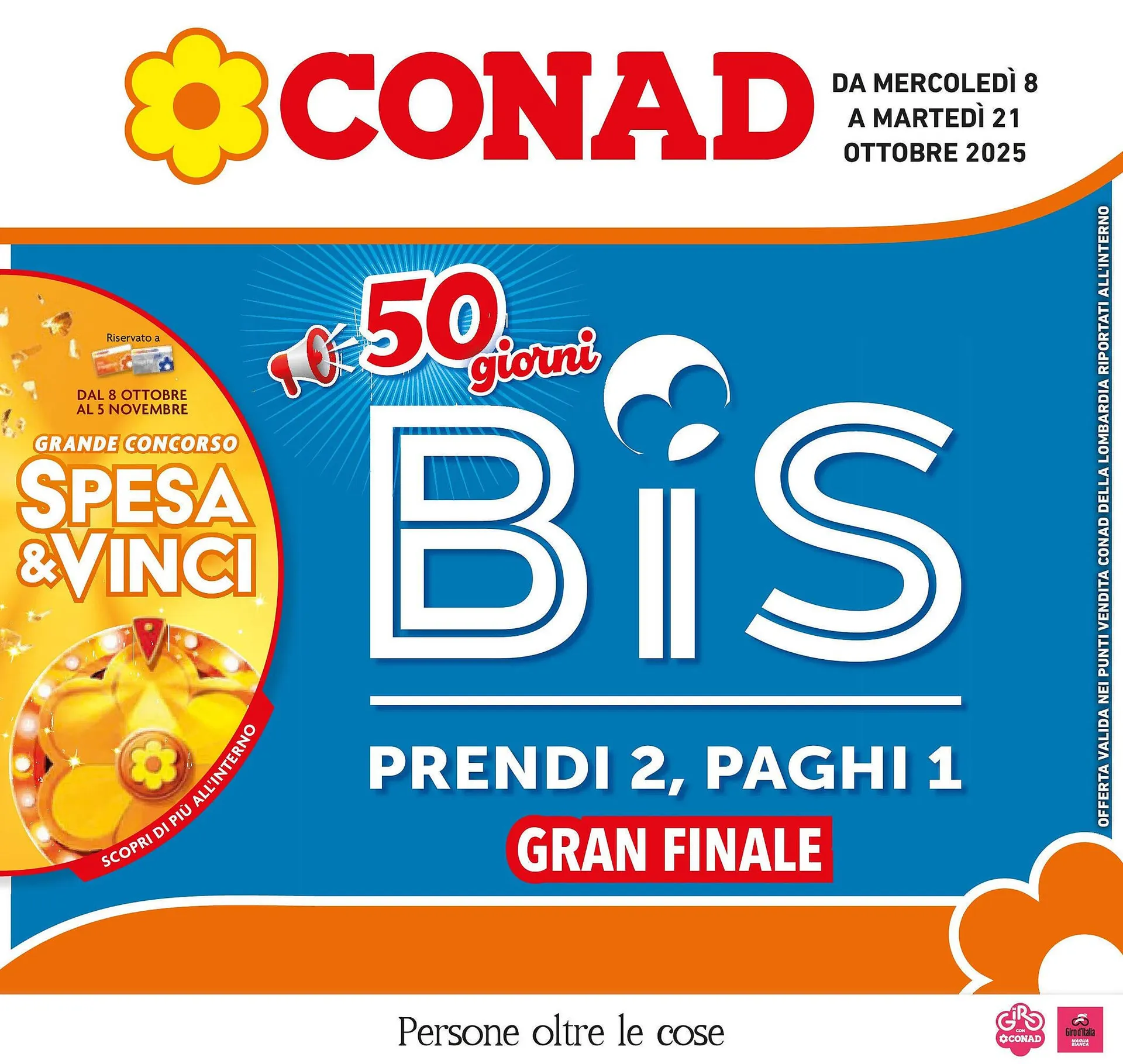 Volantino Conad da 7 ottobre a 21 ottobre di 2025 - Pagina del volantino 1