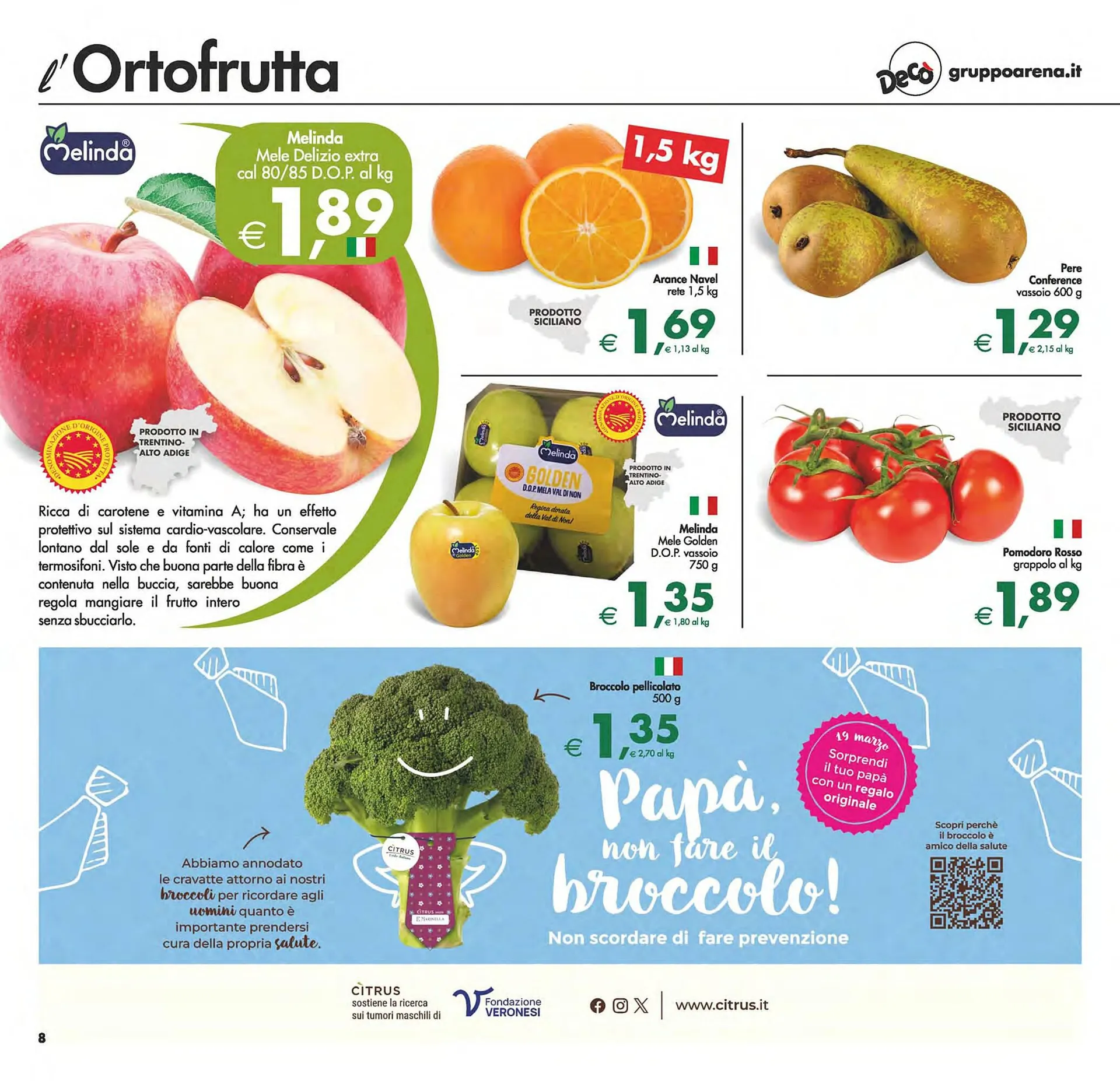 Volantino Deco Supermercati da 8 marzo a 21 marzo di 2024 - Pagina del volantino 8