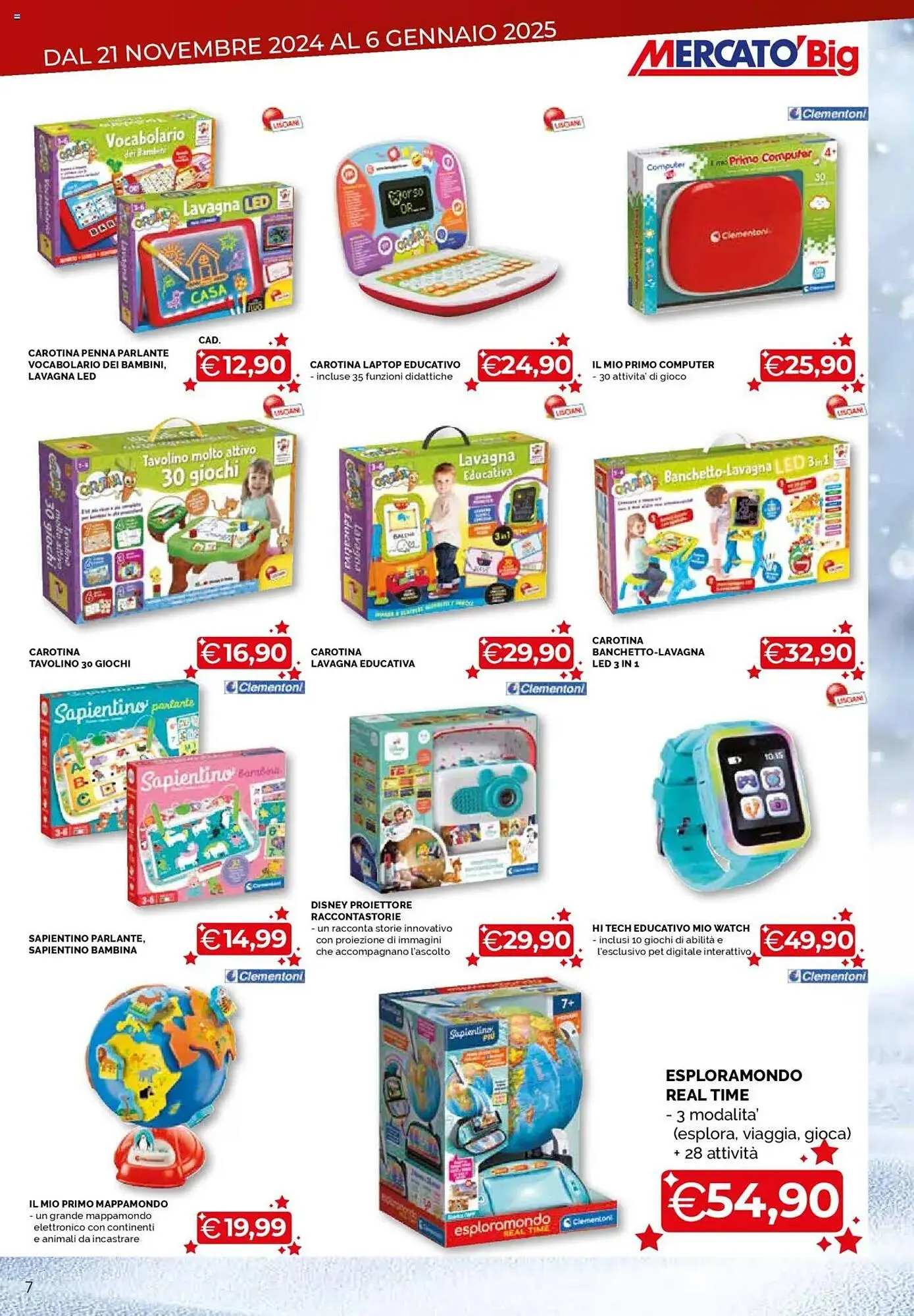 Volantino Mercatò Big da 21 novembre a 6 gennaio di 2025 - Pagina del volantino 7
